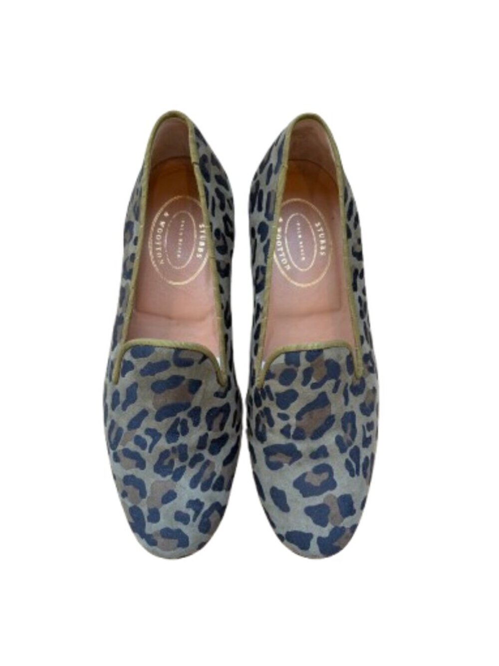 Stubbs & Wooton Lichen Leopard loafer MSRP $350